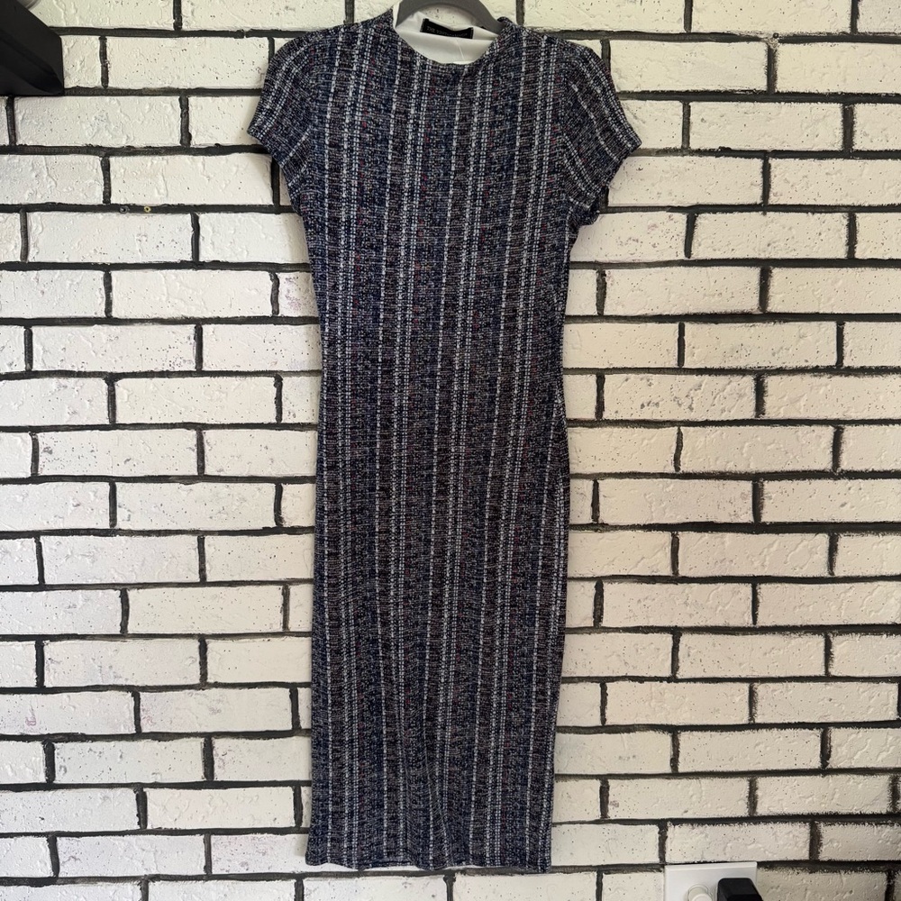 The Vintage Shop Ribbed Midi Dress